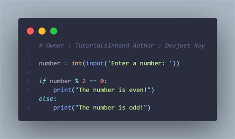 Python Program to Check Even or Odd Number .